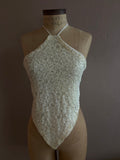 Reworked lace top